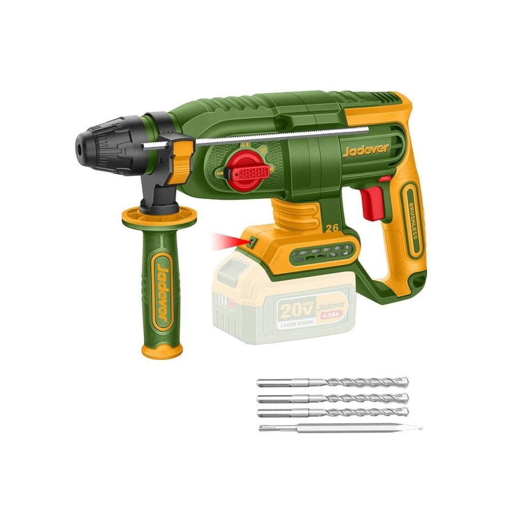 Martelete Perfurador Rompedor 1"20V S/Bateria/Carregador Jadever - imagem 1