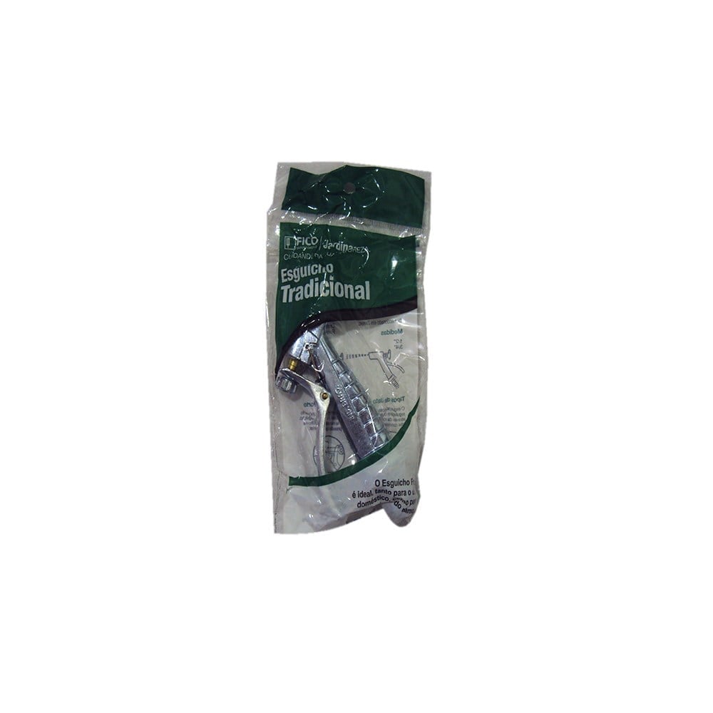 Esguicho de Metal Revolver Tradicional para Jardim 1/2" Zincado | 6003460004