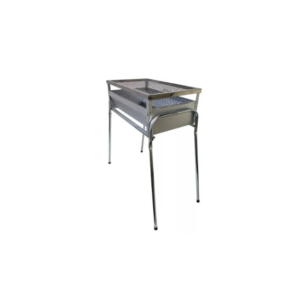 Churrasqueira Galvanizada Dalben Nobre Espetinho 30x50x70CM Prateado - imagem 1