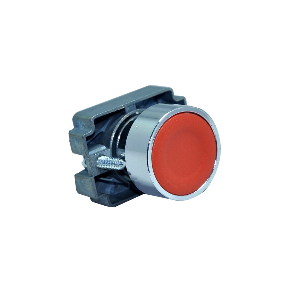Botão Comando JNG Metal LAY5-BA4 Vermelho 51966
