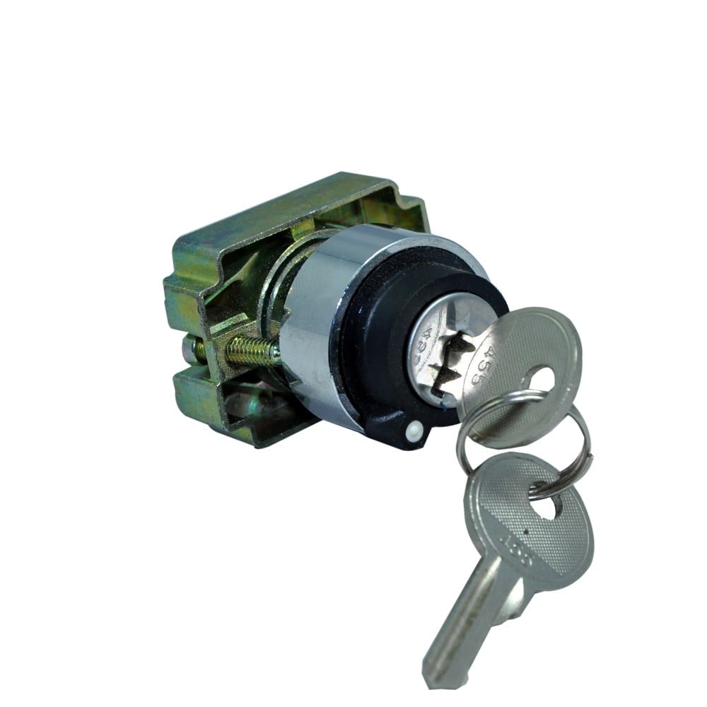 Comutador JNG Metálico LAY5-BG21 2 Posição Preto 52031