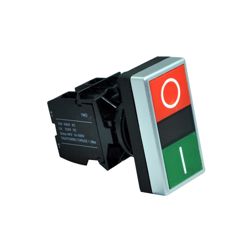 Botão Comando JNG Duplo Verde/Vermelho M220V QDDL11 51993