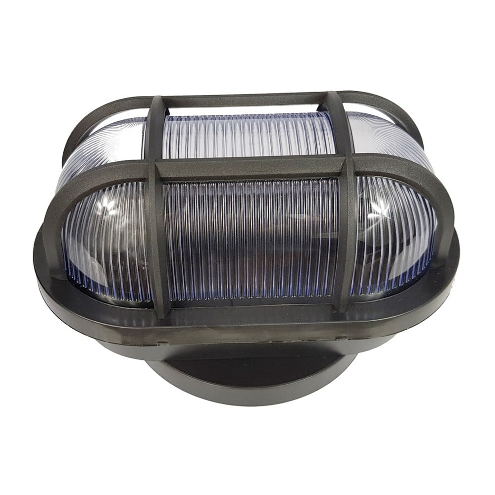 Luminária Tartaruga PVC Joanto Preta com Acrílico 06158