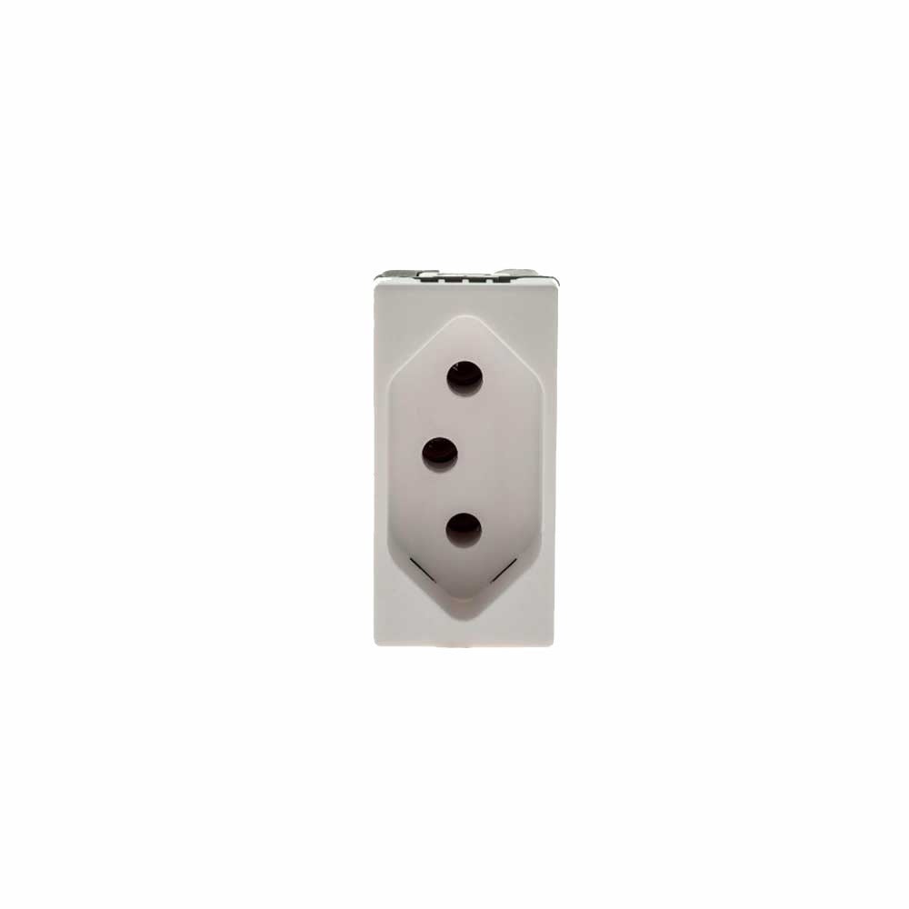 Módulo Pial Plus+ Branco 1 Tomada 10A Borne Automático 615038BC