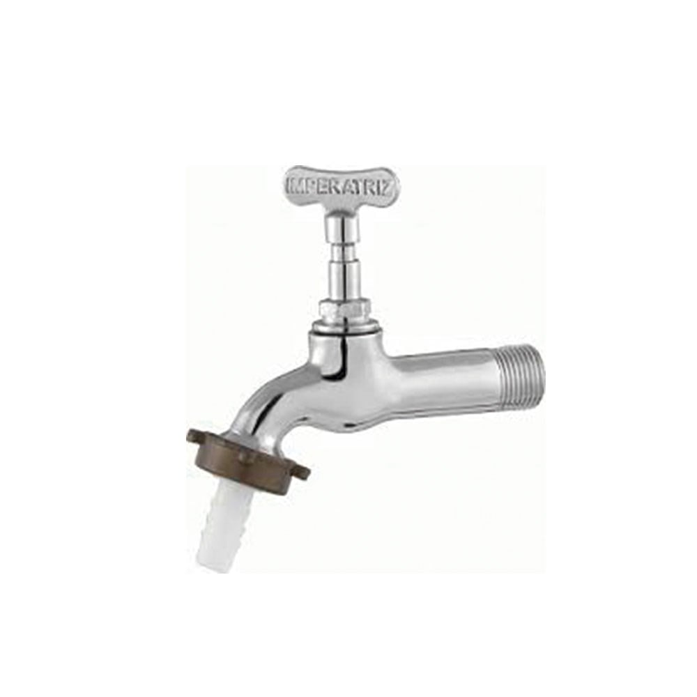 Torneira Metal Jardim Imperatriz Longa 1130 1/2 E 3/4 Cromada 7005