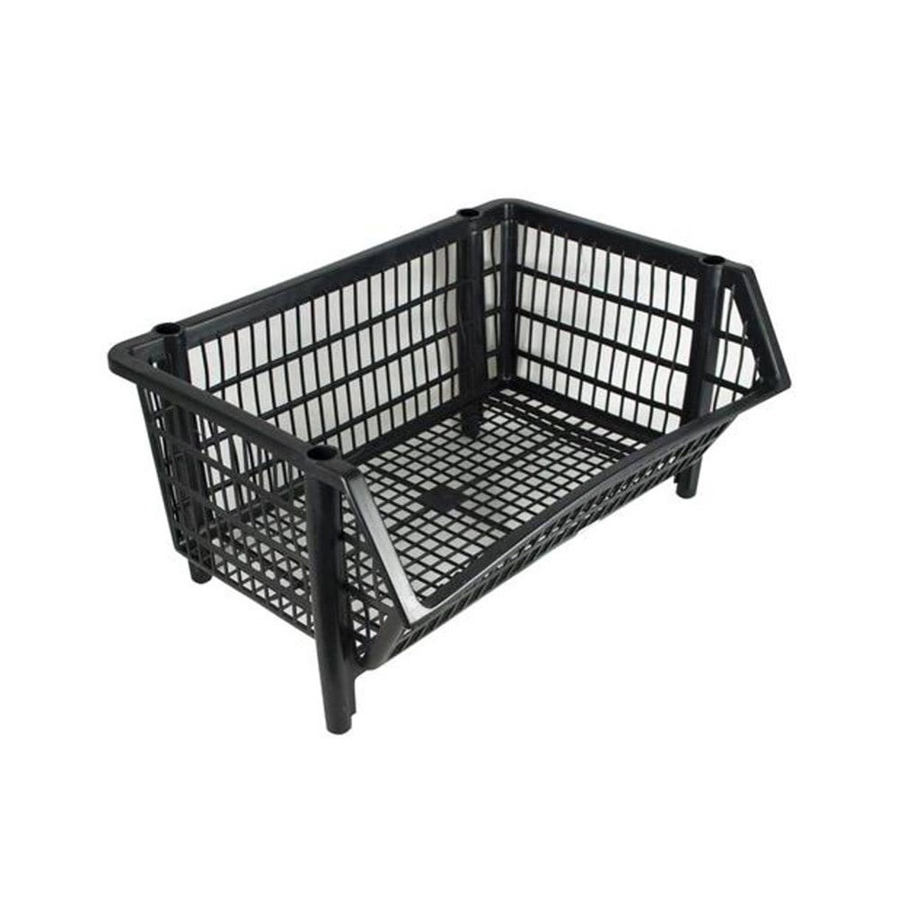 Cesto Plástico Caixaplast Preto Pqueno 44 X 24 X 34cm Coppt